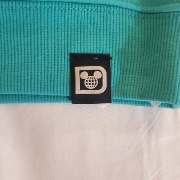WDW Disney Parks Exclusive Retro "D" Teal Sweatshirt - Adult Size XL - NWT - Picture 2 of 4